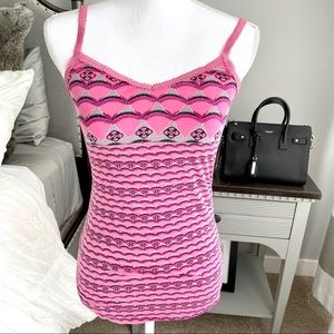💖 Express XS pink tank top with adjustable straps